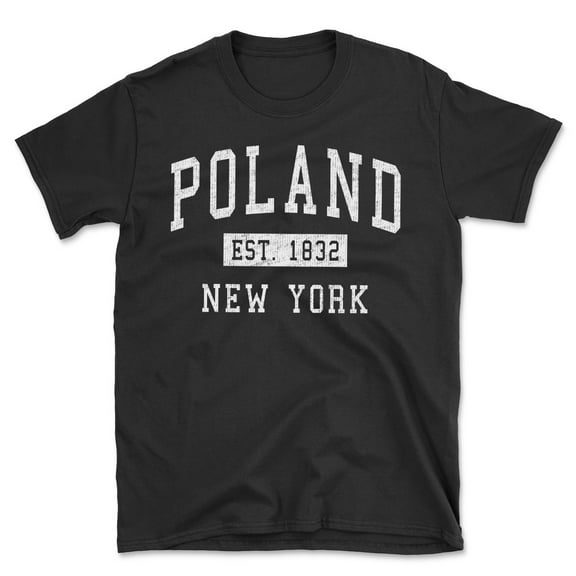 Poland New York Classic Established Men's Cotton T-Shirt