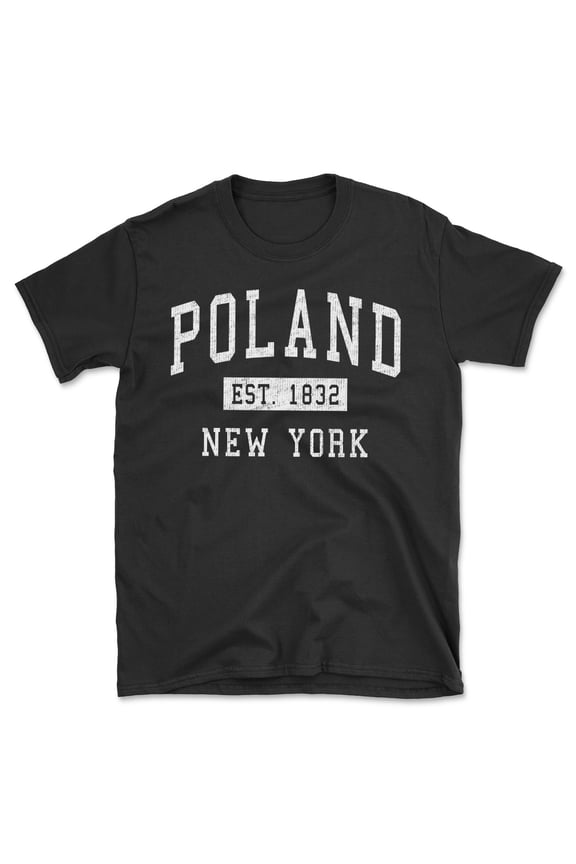 Poland New York Classic Established Men's Cotton T-Shirt