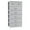 Light Gray, variant on Crestlive Products Brown 7 Drawers Vertical Dresser Storage Tower Chest