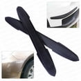 thumbnail image 2 of 2x Black Carbon Fiber Car Anti-Collision Patch Bumper Guard Strip Automobile Anti-Scratch Bumper Protector, 2 of 9