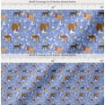 thumbnail image 2 of Soimoi Cotton Poplin Fabric Kangaroo,Elephant & Lion Animal Decor Fabric Printed Yard 42 Inch Wide, 2 of 7