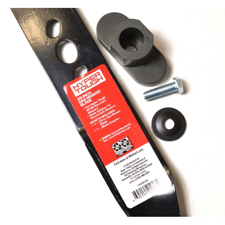 Hyper Tough 20-inch OEM Replacement Lawn Mower Blade with Oval