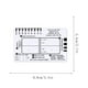 thumbnail image 3 of Regla De 7 Pasos Regla De Plástico Herramienta De Medición Regla De 7 Pasos Para Interpretación De Ecg Calibres Ecg Transparentes Herramienta De Medición Fácil De Transportar Regla Siga Una 7, 3 of 8