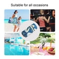 thumbnail image 5 of 2 Pack Wet Dry Bags,Dark Celestial Swans Waterproof Reusable Dual Zipper Bags for Swimwear, Gym Clothes, Toiletries, Baby Diapers, 5 of 8