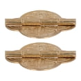 thumbnail image 4 of 2Set Antique Hinge Small Brass Hinge for Drawer Door Cabinet Wardrobes Foldable Table Home, 4 of 9