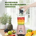thumbnail image 6 of Lac Laichy 300W Countertop Blender for Smoothies, 54oz and 12oz Cups Pink, 6 of 11