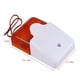thumbnail image 4 of 6X Mini Sirena de Advertencia Estroboscópica Con Cable DC 12V Alarma de Sonido Luz Intermitente Sirena de Sonido Bocina de Alarma Seguridad para Hogar 115Db Naranja, 4 of 5
