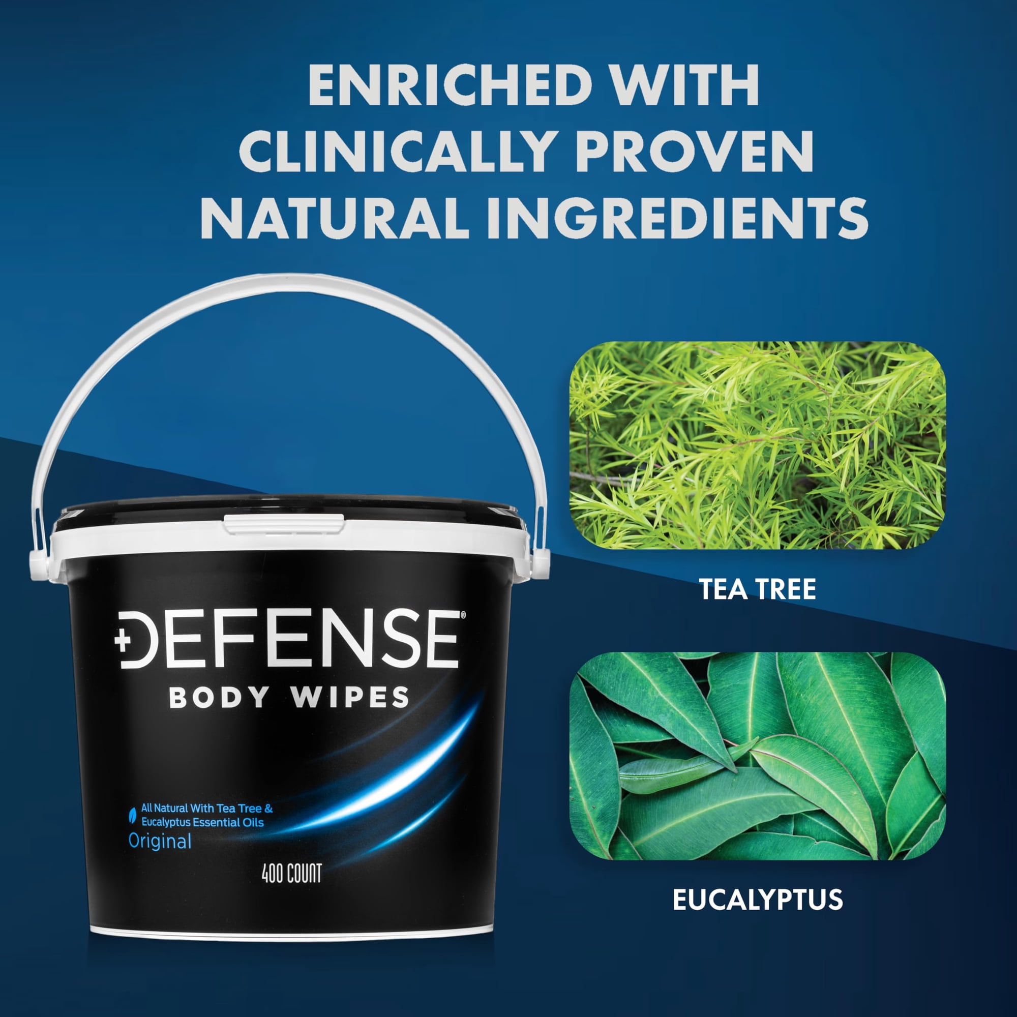 Defense Soap Body Wipes 400 Count Tub