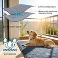 thumbnail image 6 of Kritter Planet Waterproof Dog Blanket for Couch, Washable Pet Couch Cover, Non-slip Bed Sofa Furniture Protector Mat, Gray, 30''x50''., 6 of 8