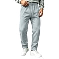 thumbnail image 2 of XuJwPNcy Workout Pants for Men Athletic Ankle Zip Pants with Pockets Lightweight Gym Running Training Trousers(Gray,Small), 2 of 6