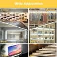 thumbnail image 3 of 8-Pack Under Cabinet LED Strip Lights – 13ft Adjustable Length, Dimmable & Safe ETL Power Adapter, Perfect for Home Decor & Task Lighting, 3 of 7