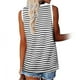 thumbnail image 3 of Sonducket Camiseta sin mangas con cuello en V para mujer Camiseta sin mangas de color casual para mujer Camiseta sin mangas con bloque en V Prendas para la parte del cuerpo raya blanca METRO, 3 of 6