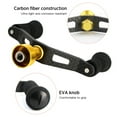 thumbnail image 4 of Fishing Reel Handle Carbon Fiber Baitcasting Reel Handle Trolling Reel Handle Left Right Ultralight Reel Handle Fishing Accessory, 4 of 7
