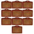thumbnail image 4 of 10pcs PU Leather Wallet Credit Holder Lanyard Fit For ID Card Brown, 4 of 8