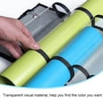 thumbnail image 4 of Hands DIY Vinyl Roll Holder Vinyl Storage Rack with 12/24 Compartments Wall Mount with 2 Hook Craft Vinyl Roll Keeper for Craft Room Closet Studio, 4 of 8