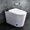 White & Black Top 703, variant on ICEEIF Smart Toilet with Bidet Built In, One Piece Tankless Elongated Toilet, Heated Seat, Warm Water Wash, Auto Dual Flush, Foot Sensor, UV Self-Cleaning Nozzle, Modern Bathroom Toilet