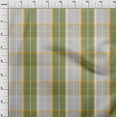 thumbnail image 3 of oneOone Polyester Lycra Light Green Fabric Madras Check Sewing Craft Projects Fabric Prints By Yard 56 Inch Wide, 3 of 4