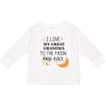 thumbnail image 3 of Inktastic I Love My Great Grandma to the Moon and Back Boys or Girls Long Sleeve Toddler T-Shirt, 3 of 5