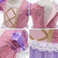 thumbnail image 7 of IBTOM CASTLE Kids Girls Princess Long Maxi Puffy Dress Halloween Christmas Cosplay Fancy Dress up Birthday Party Carnival Evening Pageant Prom Ball Gown, 7 of 7