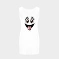 thumbnail image 6 of Stamzod Tank Nightgowns for Women Sleeveless Sleep Shirts Plus Size Fashion Night Dress White B M, 6 of 6