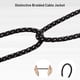 thumbnail image 3 of Cable de Guitarra Cable Matters Negro Paquete de 2 Recto a Ángulo Recto 15 Pies, 3 of 7