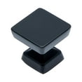 thumbnail image 2 of Utopia Alley 10pcs Bergen Cabinet Ring Pull Knob - Decorative Cabinet Drop Pull Knobs for Cabinets and Drawers - Vintage Cabinet Hardware with Hand Finished Matt Black - Metal Drawer Pull Knobs 1.16", 2 of 9