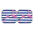 thumbnail image 7 of Disketp 2 Piece Pink Flamingo Pattern Windshield Sunshades,Folding Windshield Sun Shade For Car Suv Trucks Sedan,Blocks Uv Rays Sun Visor Protector-Medium, 7 of 7