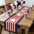 thumbnail image 6 of 4th of July Decorations - Patriotic USA Stars Table Runner for Home | Memorial Day Decorations - 250th Anniversary Fourth of July Accessories Decor Party Supplies Indoor Outdoor, 6 of 6