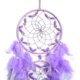 thumbnail image 5 of Sin luz-Atrapasueños Violeta Atrapasueños Grande Pluma Colgante de Pared Móvil Decoración para Niñas y Mujeres Dormitorio Decoración Decoración del Hogar Manualidades Regalo, 5 of 5