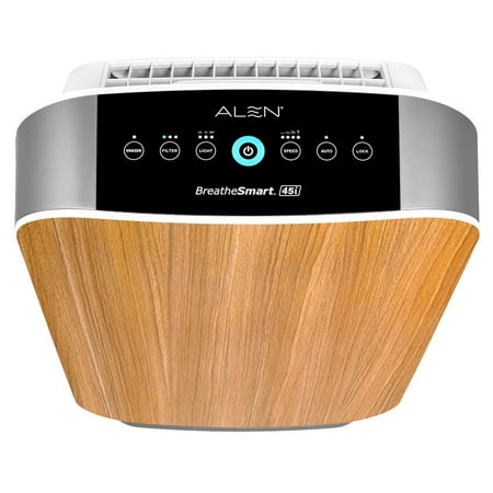 Alen - BreatheSmart 45i 800 SqFt Air Purifier with Pure HEPA Filter for Allergens, Dust & Mold - Oak