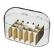 thumbnail image 2 of Estuche de almacenamiento de lápiz labial, organizador de almacenamiento de maquillaje, oficina, baño multifuncional, organización de negocios, claro, 2 of 9