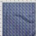 thumbnail image 3 of oneOone Polyester Spandex Medium Blue Fabric Animal Skin Craft Projects Decor Fabric Printed By The Yard 56 Inch Wide-XWB, 3 of 4