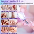 thumbnail image 5 of JKCCZLL Fantexy 3/32" Carbide Nail Drill Bit - Remove Acrylic Hard Gels Quickly and Safely,Professional Cone Tungsten Drill Bits Set Nail File Acrylic for Manicure,Pedicure,Cuticle Cleaner(Fine - F), 5 of 9