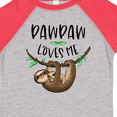 thumbnail image 4 of Inktastic Pawpaw Loves Me Cute Sloth and Baby Boys or Girls Toddler T-Shirt, 4 of 5