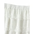 thumbnail image 3 of Musuos Women Summer Ruffled Skirt Casual Lace Patchwork Elastic Waist Skirt for Beach Vacation Club Streetwear, 3 of 7