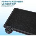 thumbnail image 3 of 2 Pack HAP603 Replacement Filter Compatible with ECOSELF HAP603WF & HAP603 Air Purifi-er, 3-in-1 True Air Purifi-er replacement filter, HAP603 & HAP6, 3 of 6