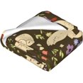 thumbnail image 4 of Country Ducks Flannel Throw Blanket - Soft Warm Cozy Lightweight Decorative Fuzzy Travel Outdoor for Couch or Bed, Perfect for Living Room Comfort, Ideal for Kids Boys Girls 80"x60", 4 of 6