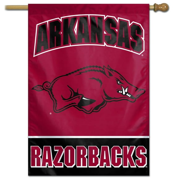 NCAA Arkansas Team 28" x 40" Vertical Flag