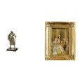 thumbnail image 1 of Estatua de caballero, figura de escritorio, marco de fotos de resina, soporte para colgar tarjetas, exhibidor decorativo, coleccionable, ideal para re, 1 of 8