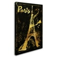 thumbnail image 2 of Trademark Fine Art "Gold Eiffel" Canvas Art by Color Bakery, 2 of 3