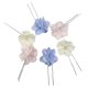 thumbnail image 1 of 6 piezas mujeres colores fiesta de baile boda nupcial flor horquillas Macarena Pin de pelo de novia, 1 of 8