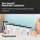 thumbnail image 2 of Bote de almacenamiento de alimentos Tupperware One Touch Reminder de 4 litros, juego de 4, 2 of 7