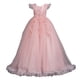 thumbnail image 1 of Odeerbi Niñas Verano Tul Encaje Bordado Princesa Vestido Flor Niña Vestido Lazo Ruffle Manga Fiesta Boda Noche Vestido Vestidos Formal, 1 of 4