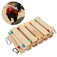 thumbnail image 4 of Chicken Toys Chicken Swing For Hens Chicken Hanging Swing Chicken Wooden Ladder Chicken Hanging Ladder Toy Chicken Swing Chicken Wooden Ladder Hanging Feeder Bird Hens Toy For, 4 of 8