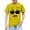 Yellow, variant on ATOGUTA Boys T-Shirt Short Sleeve Tops Kids Summer T Shirts Crewneck Fashion Tees Blue, Size 3T-10