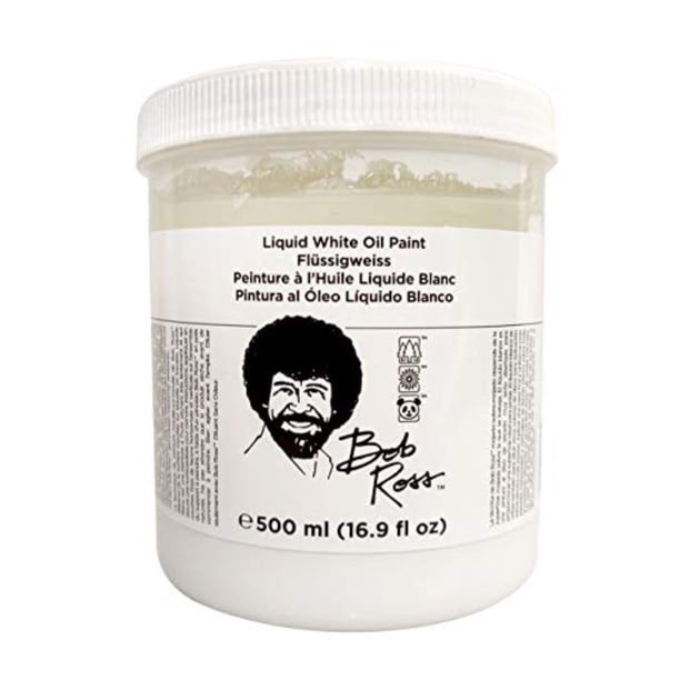 Pintura Weber Bob Ross R6214 Blanco Líquido 500 ml