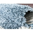 thumbnail image 6 of Unique Loom Positive Hygge Shag Modern Geometric Area Rug or Runner, 6 of 8