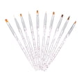 thumbnail image 3 of Kit de 10 pinceles acrílicos para uñas, puntas para decoración de uñas, gel UV, pincel para diseño de uñas, juego de bolígrafos para pintar, herramienta para uñas, 3 of 9