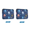 thumbnail image 7 of FORMRS 13"-13.3" Laptop Sleeve Protective Case Soft Carrying Quilted Computer Bag Cover, Blue Jellyfish, 7 of 7