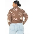 thumbnail image 3 of Celebrity Pink Women's and Women's Plus Long Sleeve Cardigan, Sizes XS-3X, 3 of 4